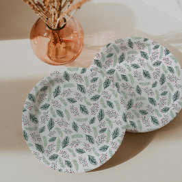 Holly und Pine Pappteller