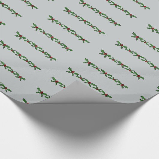 Holly Urlaub Geschenkpapier (Ecke)