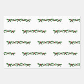 Holly Urlaub Geschenkpapier Set (Vorderseite)