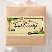 Holly utensils Christmas food holiday baking (Insitu)