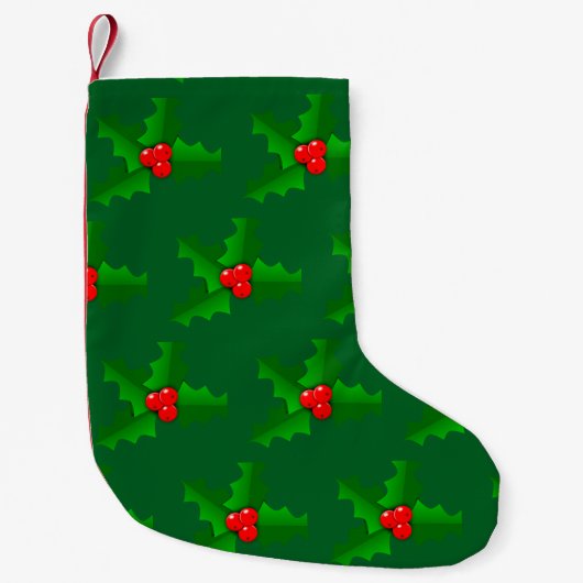 Holly Verlasst Weihnachts-Strumpf Kleiner Weihnachtsstrumpf (Vorderseite)