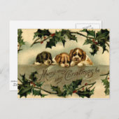 Holly Welppies Postkarte (Vorne/Hinten)