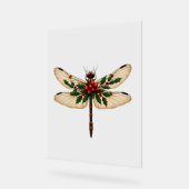 Holly Winged Dragonfly Acrylschild (Winkel)