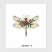 Holly Winged Dragonfly Aufkleber (Blatt)