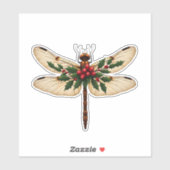 Holly Winged Dragonfly Aufkleber (Blatt)
