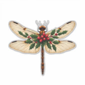 Holly Winged Dragonfly Aufkleber (Vorderseite)
