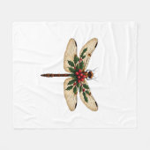 Holly Winged Dragonfly Fleecedecke (Vorderseite (Horizontal))