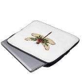Holly Winged Dragonfly Laptopschutzhülle (Vorne Knopf)