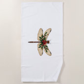 Holly Winged Dragonfly Strandtuch (Vorderseite)