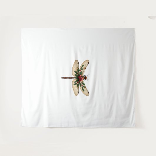 Holly Winged Dragonfly Wandteppich (Vorderseite (Horizontal))