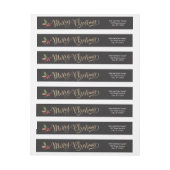 Holly Wraparound Weihnachtsanschrift (Bogen)