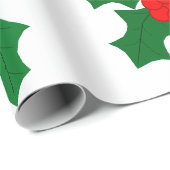 Holly Wrapping Paper Geschenkpapier (Rolleneckpunkt)