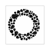 Holly Wreath Briefmarke Gummistempel (Prägung)