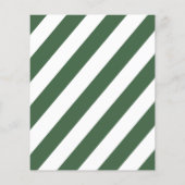 Holly Wreath Christmas A-Z Game Card Flyer (Hinten)