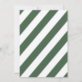 Holly Wreath Christmas Party Einladung (Rückseite)