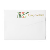 Holly Wreath Frohe Weihnachten (Rückseite)