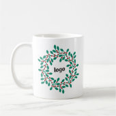 Holly-Wreath-Logo-Business-Urlaub Kaffeetasse (Links)