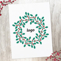Holly-Wreath-Logo-Geschäft