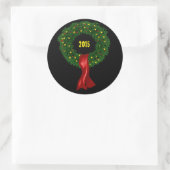 Holly Wreath Stickers (Tasche)