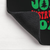 Holly Xmas Jolly Instructor Weihnachtscoa Mousepad (Ecke)