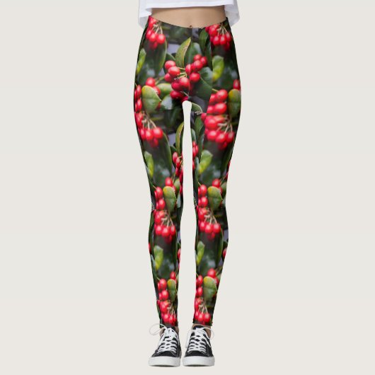Hollybeeren Leggings (Vorderseite)