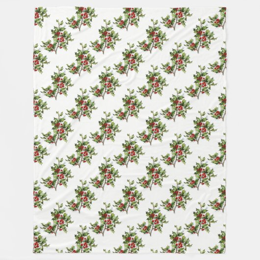 HollyBerries20150801 Fleecedecke (Vorderseite)