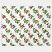 HollyBerries20150801 Fleecedecke (Vorderseite (Horizontal))