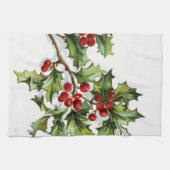 HollyBerries20150801 Geschirrtuch (Horizontal)