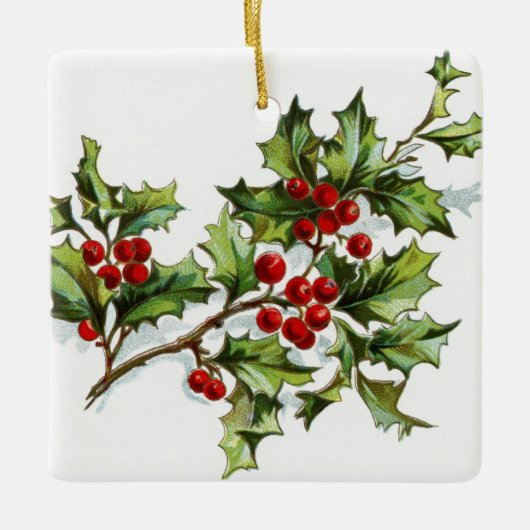 HollyBerries20150801 Keramikornament (Vorderseite)
