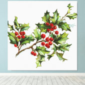 HollyBerries20150801 Leinwanddruck (Insitu (Holzboden))
