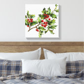 HollyBerries20150801 Leinwanddruck (Insitu (Schlafzimmer))