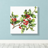 HollyBerries20150801 Leinwanddruck (Insitu (Holzboden))