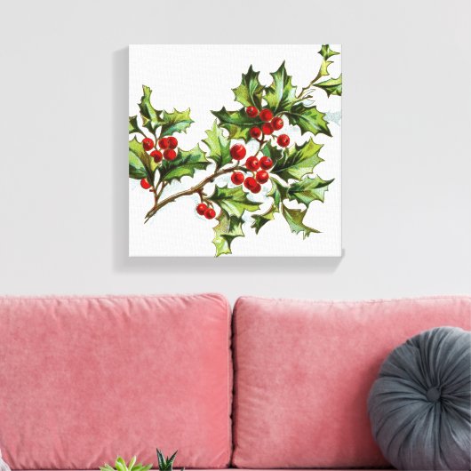 HollyBerries20150801 Leinwanddruck (Insitu (Wohnzimmer))