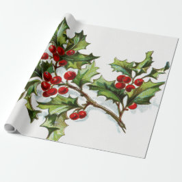 HollyBerries20150802 Geschenkpapier