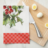HollyBerries20150802 Küchentuch (Viertel Falte)