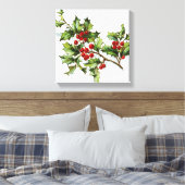 HollyBerries20150802 Leinwanddruck (Insitu (Schlafzimmer))