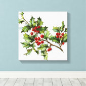 HollyBerries20150802 Leinwanddruck (Insitu (Holzboden))