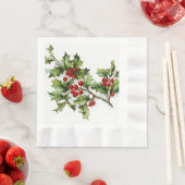 HollyBerries20150802 Serviette (Beispiel)