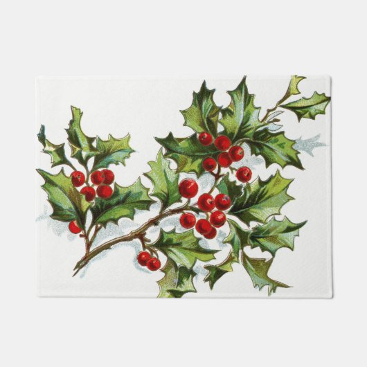 HollyBerries 001 Fußmatte (Vorderseite)