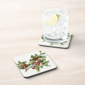 HollyBerries 001 Getränkeuntersetzer (Rechte Seite)