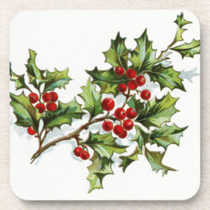 HollyBerries 001 Getränkeuntersetzer