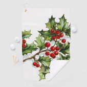 HollyBerries 001 Golfhandtuch (Insitu)