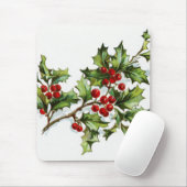HollyBerries 001 Mousepad (Mit Mouse)