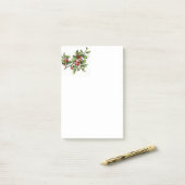 HollyBerries_001 Post-it Klebezettel (Auf Schreibtisch)