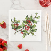 HollyBerries 001 Serviette (Beispiel)