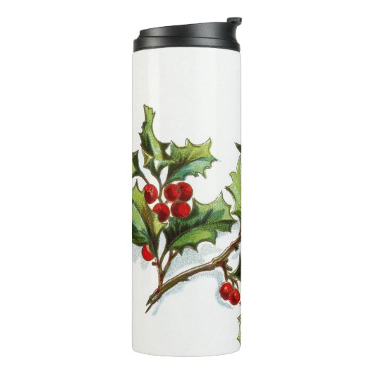 HollyBerries 001 Thermosbecher (Nach links gedreht)