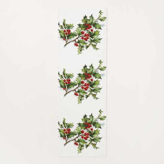 HollyBerries 001 Yogamatte (Rückseite)