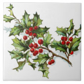 HollyBerries 002 Fliese (Vorderseite)