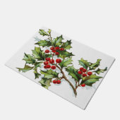 HollyBerries 002 Fußmatte (Schrägansicht)