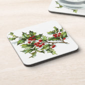 HollyBerries 002 Getränkeuntersetzer (Linke Seite)